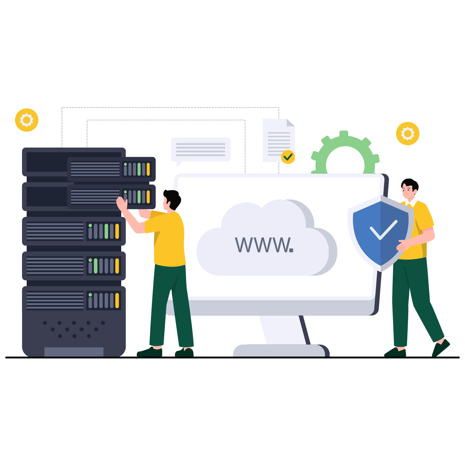 managed IT services covering network, desktop, print, and helpdesk support